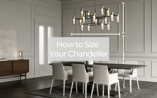 How to choose the right chandelier size for your space