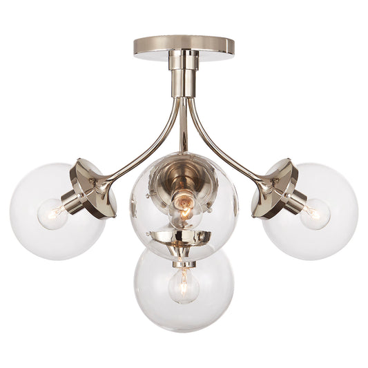 Visual Comfort Prescott Semi-Flush Ceiling Light