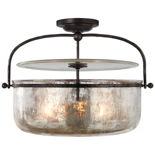 Visual Comfort Lorford Semi-Flush Ceiling Light