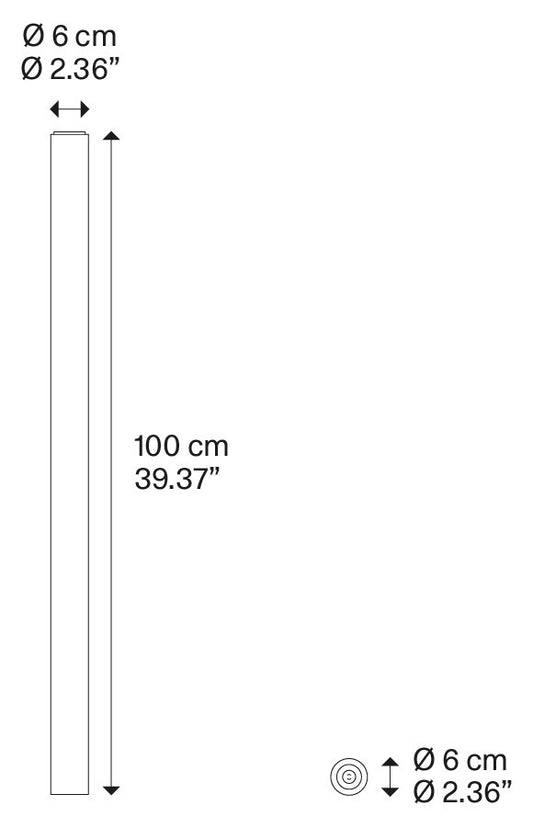 Lodes A-Tube Downlight de Superfície