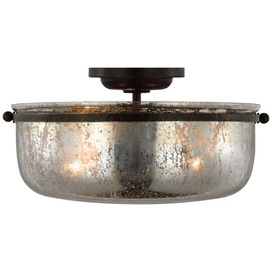 Visual Comfort Lorford Semi-Flush Ceiling Light