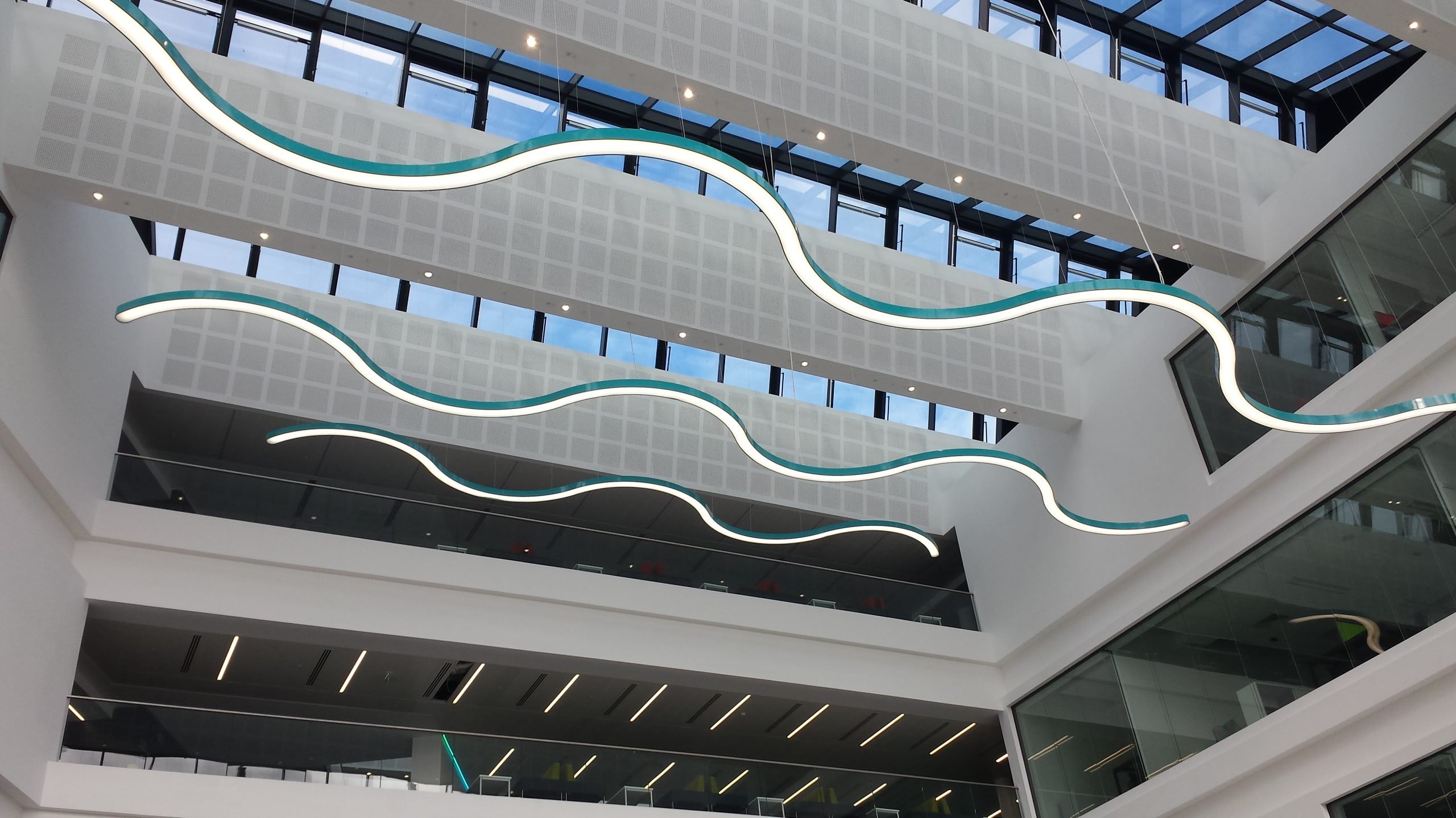 Ayrshire College, Escocia — proyecto de iluminación