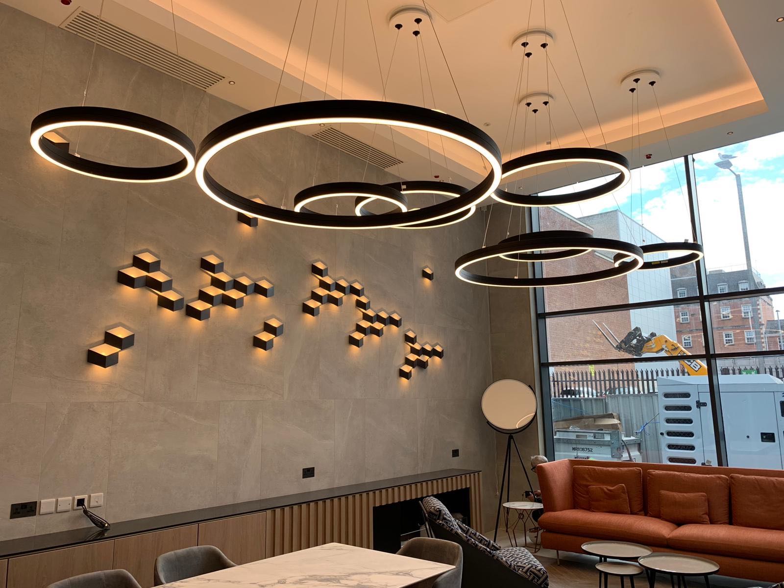 FX Apartments, Belfast — proyecto de iluminación, fotografía 4