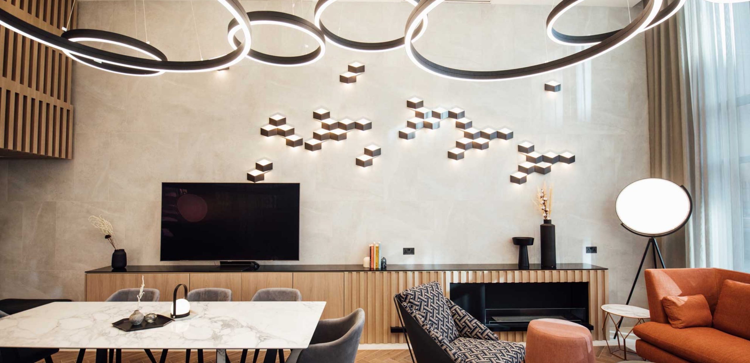 FX Apartments, Belfast — proyecto de iluminación