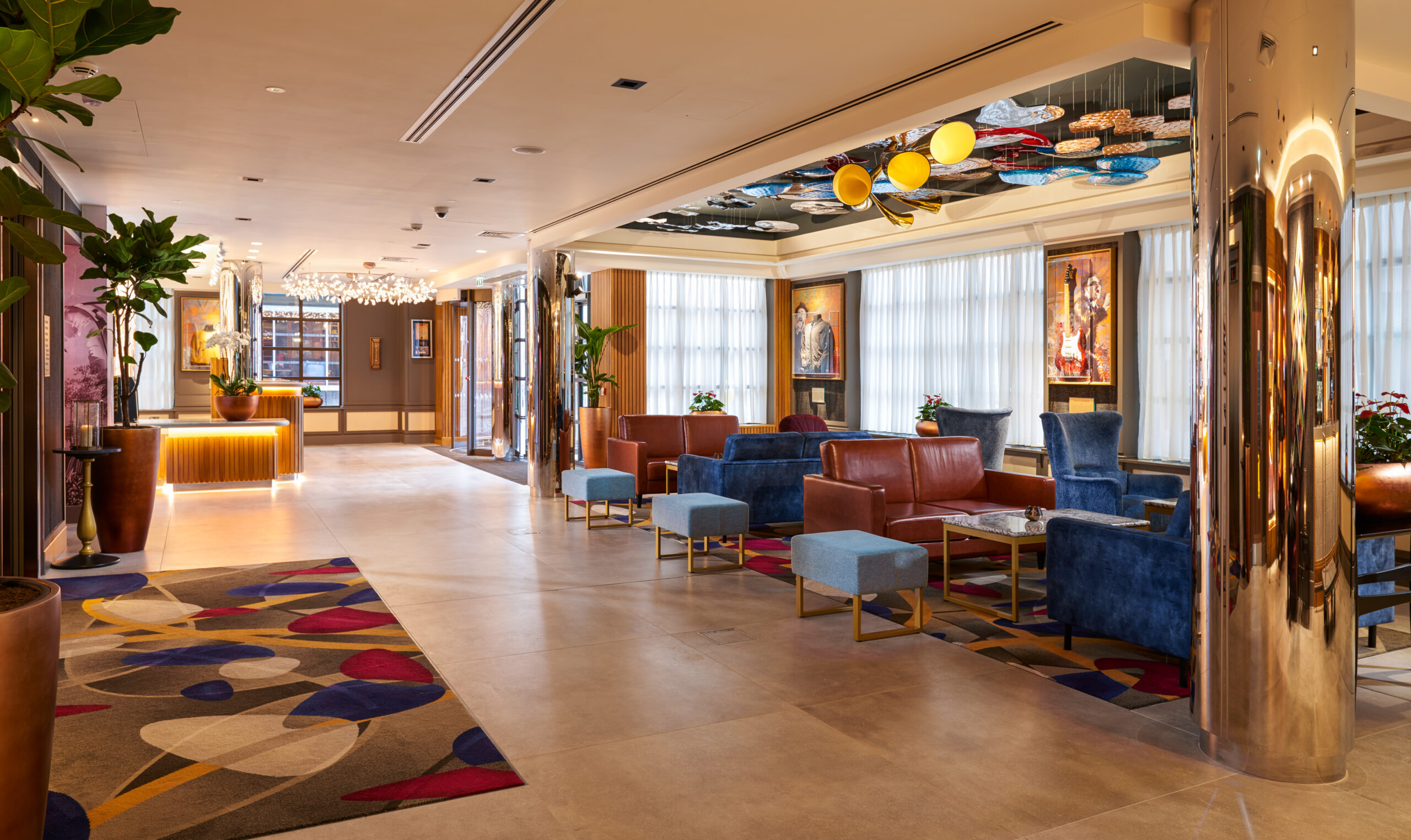 Hard Rock Hotel, Dublín — proyecto de iluminación, fotografía 1