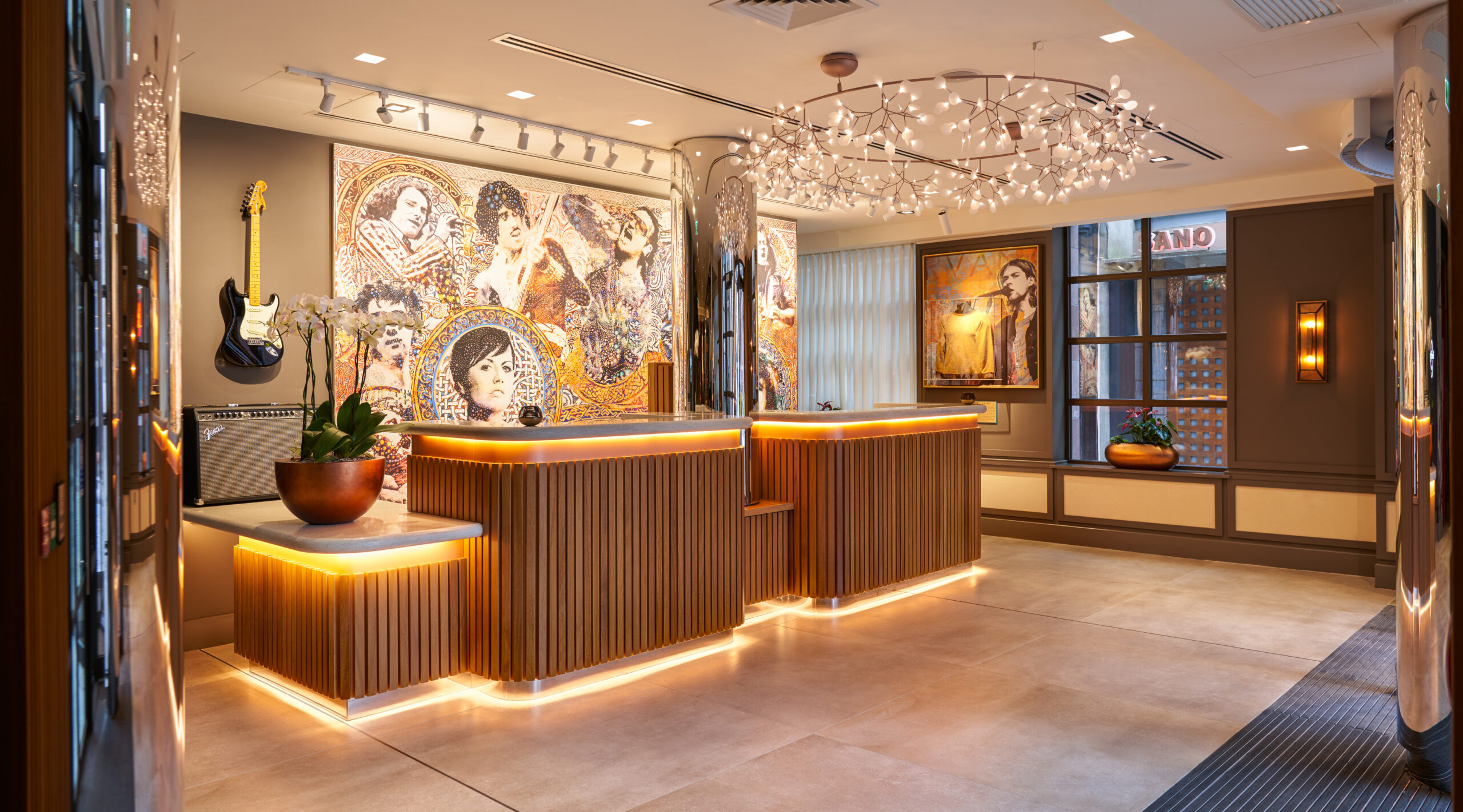 Hard Rock Hotel, Dublín — proyecto de iluminación, fotografía 2