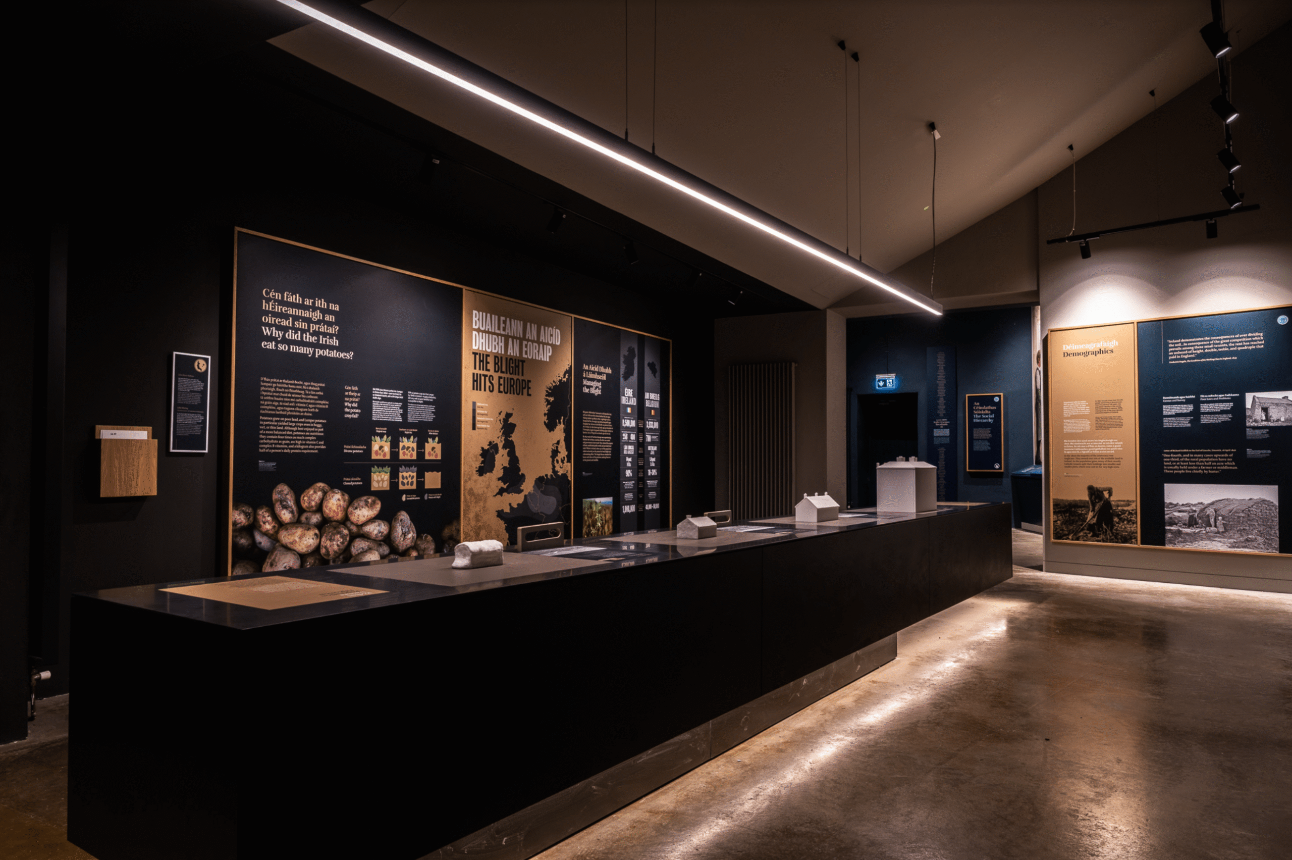 Museo Nacional de la Hambruna — proyecto de iluminación, fotografía 1