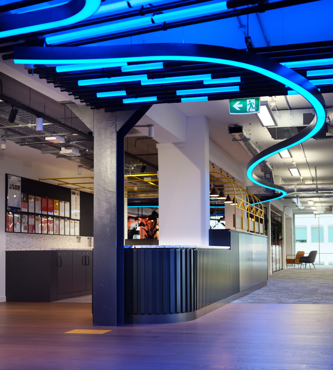 PwC Belfast — proyecto de iluminación, fotografía 1